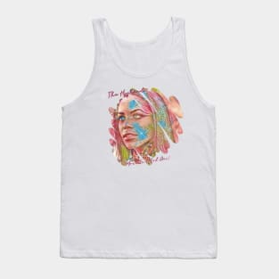 IMPORTANT: THE COLOR AROUND THE IMAGE IS NOT LIGHT PINK, IT WILL BE THE COLOR OF YOUR SHIRT OR ANY OTHER CANVAS YOU CHOOSE TO PUT IT ON. Tank Top